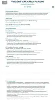 Sales and Marketing Executive CV - 1
