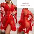 Lingerie Cover Up with Thong - Free Size - 3