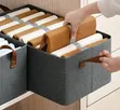 Foldable Clothes Storage Box Organizer - 1