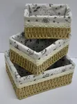 3-in-1 Handwoven Rattan Storage Baskets - 2