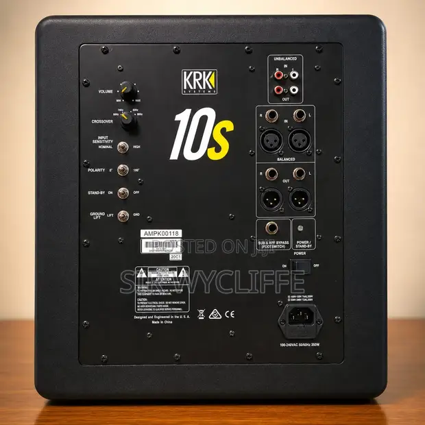 KRK 10s 10-Inch Powered Studio Subwoofer (Used) - 1
