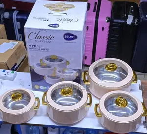 4pcs Selvel Classic Insulated Hotpot Set
