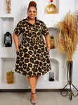 Lulu Pregnant Friendly Animal Print Free Dress - 2