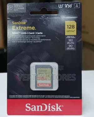 SanDisk Extreme 128GB UHS-I Memory Card