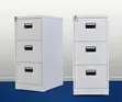3-Drawer Office Storage Cabinet - White Steel - 5