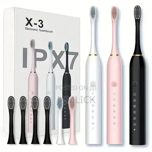 Sonic Electric Toothbrush with 4 Replaceable Heads