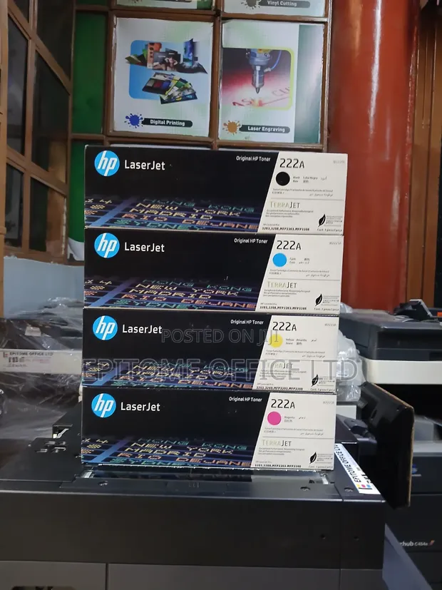 HP 222A Compatible Toner Cartridges (Black, Cyan, Yellow, Magenta) - 1