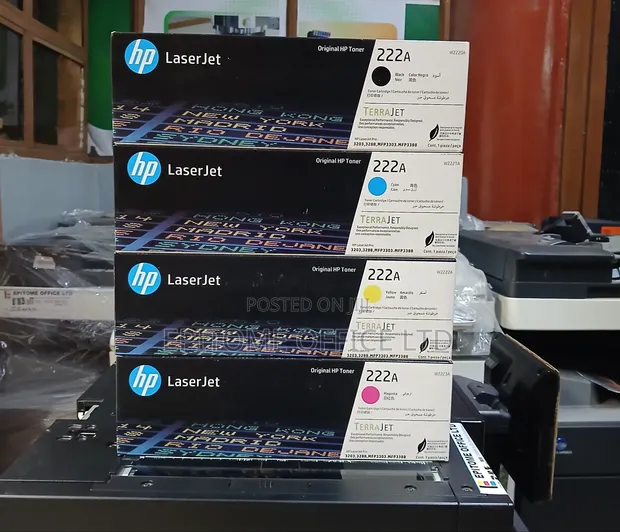 Brand New HP 222A Toner Cartridges - 1