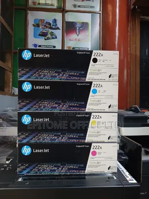 HP 222A Auto-Seal Toner Cartridges (Black, Cyan, Yellow, Magenta)