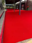 Red Artificial Grass Carpet - 15mm - 2