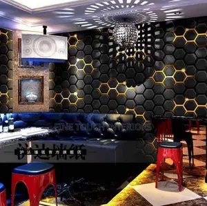 High Quality 3D Effect Interior Wallpaper