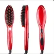 Heated Bristles Combined Electric Brush Hair Straightener - 2