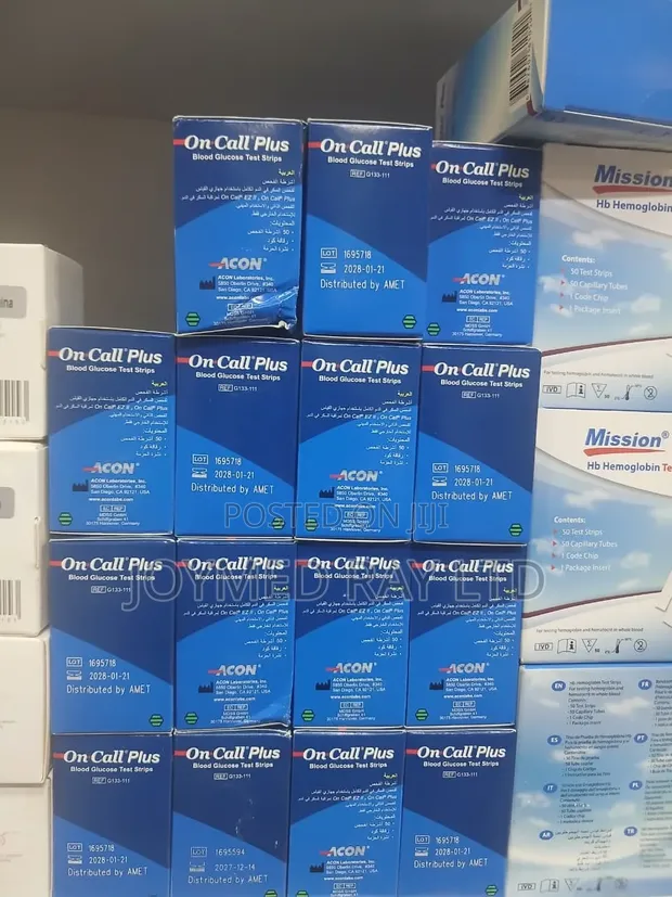 On Call Blood Glucose Test Strips (50 Tests) - 1