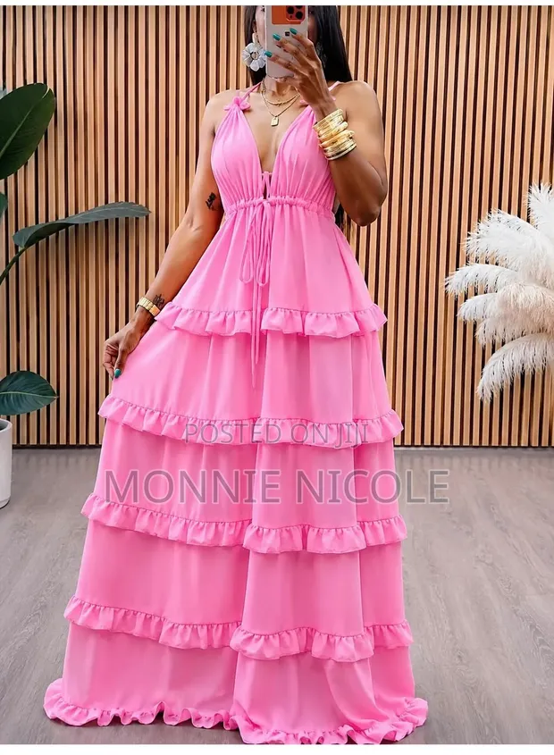 Sabine Backless Summer Maxi Dress - 1