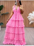 Sabine Backless Summer Maxi Dress - 1