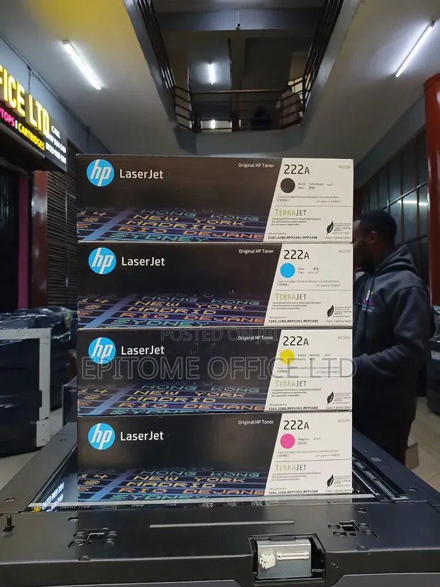 HP 222A Tamper-Evident Toner Cartridges - 1