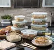 EcoPack 8-Piece Glass Meal Prep Set - 1