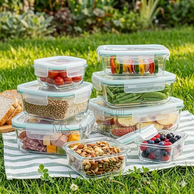 PureGlass 8-Piece Leakproof Meal Prep Pack - 1