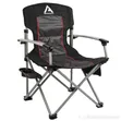 Heavy-Duty Steel Camping Arm Chair with Cup Holders - 2