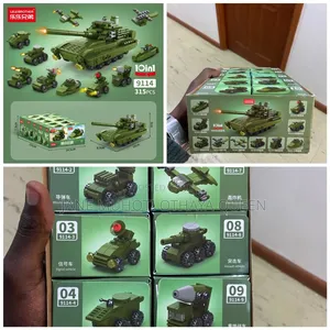 Mini Lego Set - 10 kwa 1 Toy ya Kielimu