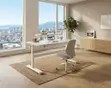 White Manual Adjustable Ergonomic Stand Desk - 5