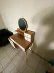 Brown Dressing Vanity Set with Light - 5