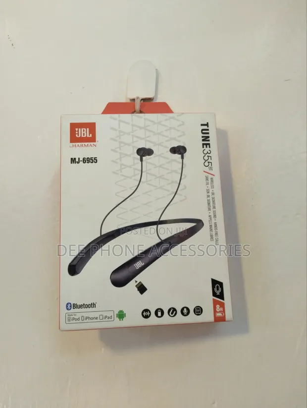 JBL Tune 355 Wireless Necklace Earbuds - 1