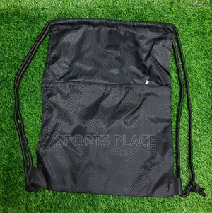 Black Drawstring Bag - Large