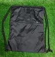 Black Drawstring Bag - Large - 2