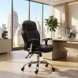 Recliner Office Study Leather Polish Chairs - 2