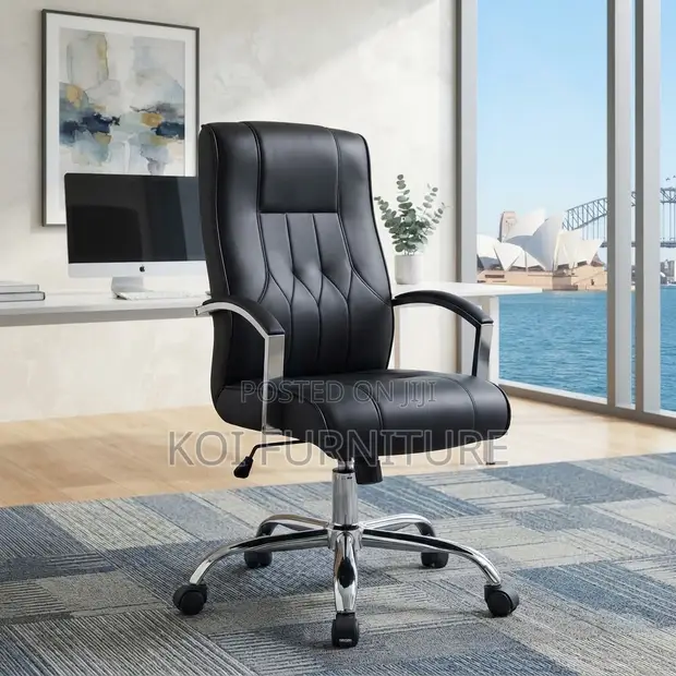 Executive Leather Office Chairs - Brand New - 1