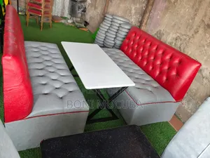 Sofa za Baa na Mgahawa na Meza ya Marumaru