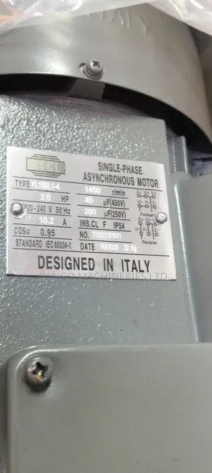 Brand New Copper Wound Electric Motor - Italy Made
