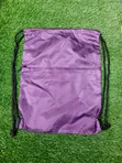 Mfuko wa Drawstring wa Rangi ya Zambarau na Zipu - 1