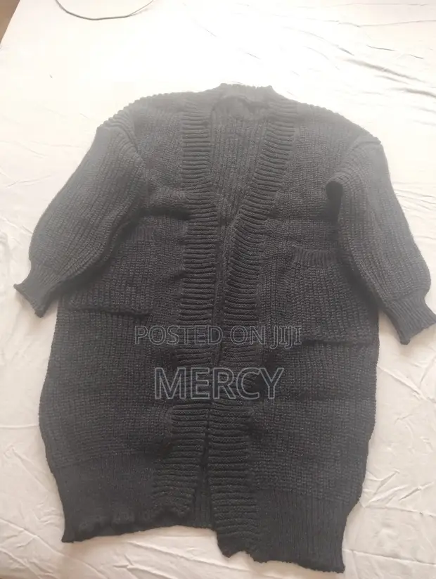Korean Style Women's Chunky Knit Cardigan - 1
