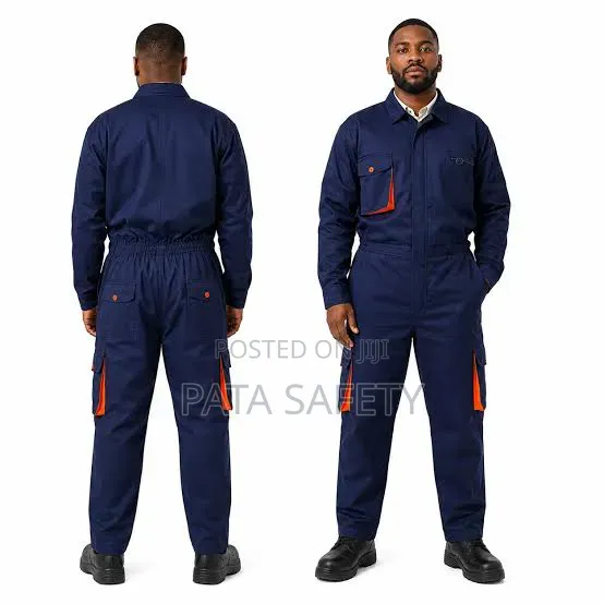 Cargo Navy Blue Overall - 1