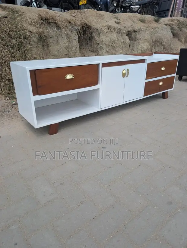 Executive Two Tone TV Console - 1