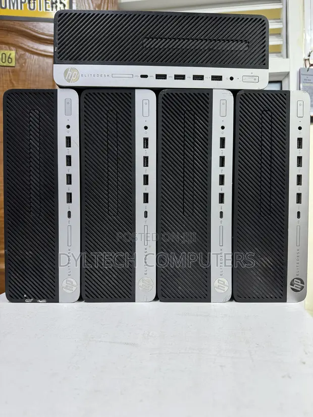 HP EliteDesk 705 G4 Desktop Computer - 8GB RAM, 256GB SSD - 1
