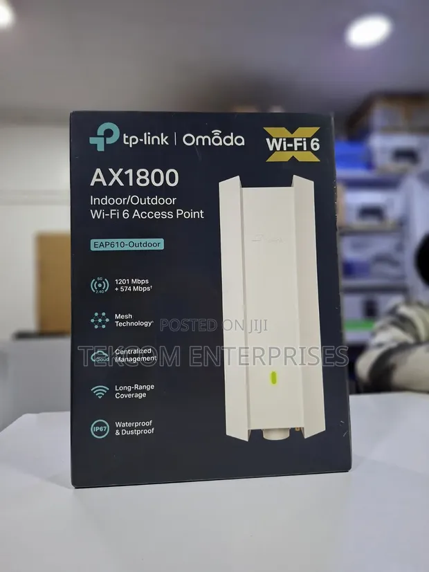 TP-Link EAP610 Outdoor AX1800 Wireless Dual-Band Access Point - 1