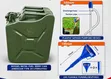 20L Rossel Metal Fuel Jerrican - Brand New - 1