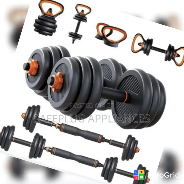 30KG 6-in-1 Adjustable Kettlebell Set - Home Fitness - 1