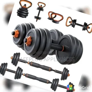 30KG 6-in-1 Adjustable Kettlebell Set - Home Fitness