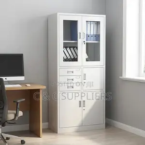 2-Door File Cabinet with Safe Box