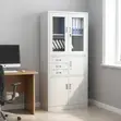 2-Door File Cabinet with Safe Box - 1