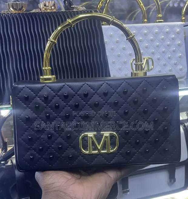 Black Clutch Bag - 1
