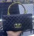Black Clutch Bag - 1