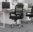 Black Swivel Mesh Office Chair - Brand New - 4