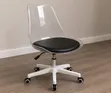 Transparent Ergonomic Swivel Office Chair - 3