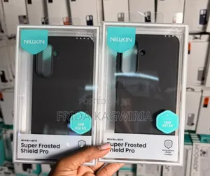 Nilkin Super Frosted Case ya Samsung Galaxy A57 (Nyeusi)