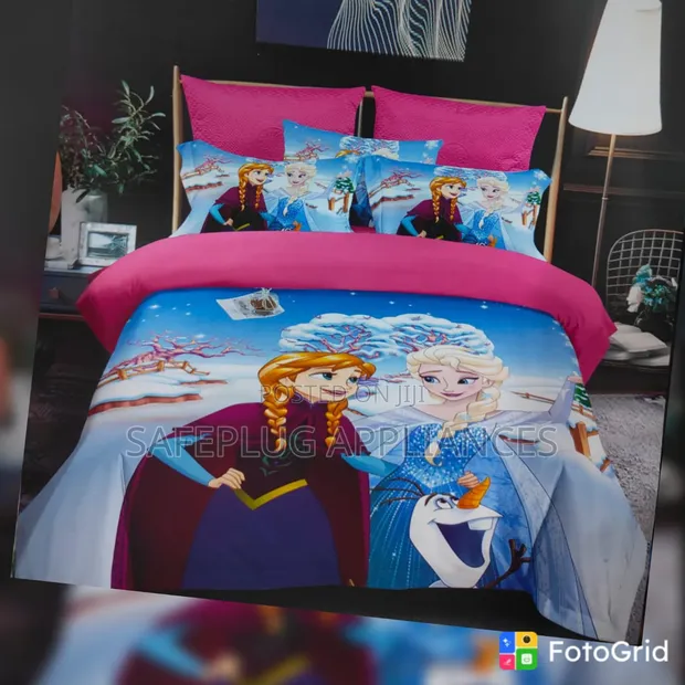 Cartoon Design Duvet Bedsheet Set 4x6 | 3-Piece - 1